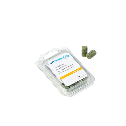 Le nettoyeur de canon INTENSIF VFG assure un nettoyage efficace et en profondeur, sans brosses abrasives, grâce à sa structure en feutre et son élasticité.