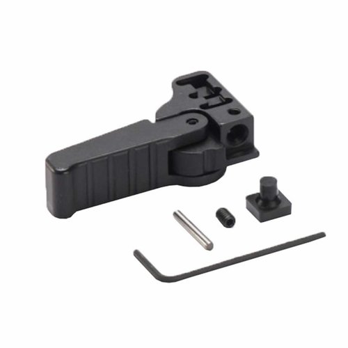 Le MINI SWITCHBACK CHARGING HANDLE de MANTICORE ARMS est le meilleur levier de chargement pour le Steyr AUG, offrant ergonomie et fiabilité ultime.