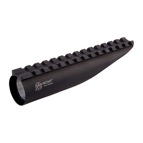 Le SCOUT SCOPE MOUNT te permet de fixer facilement un scope à long dégagement juste devant le récepteur avec un minimum de travail de gunsmithing.