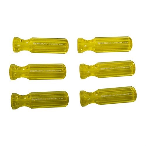 Ces poignées en plastique moulé sont prêtes à monter sur tes outils, avec des trous précis et une durabilité inégalée, disponibles en jaune ou noir.