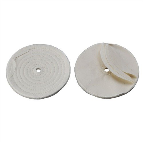 Les roues en muslin Brownells sont idéales pour le polissage, offrant flexibilité et efficacité pour un fini brillant sans arrondir les bords.