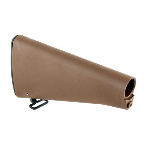 Recrée un classique américain avec le Brownells M16A1 Buttstock Assembly, parfait pour ton AR-15, M16 ou M16A1, disponible en plusieurs couleurs.