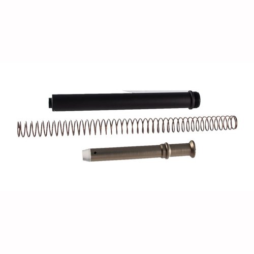 Le kit Brownells AR-15 Rifle Length Buffer Tube est en aluminium 7075, avec une finition anodisée noire, parfait pour ton AR-15 et M16.