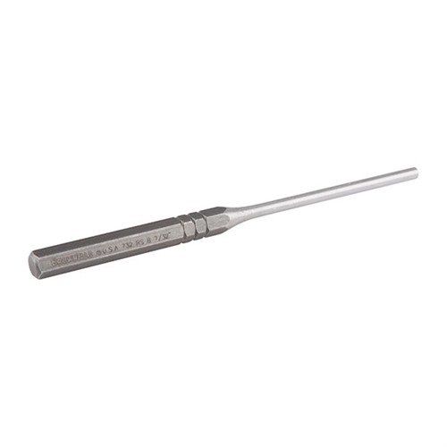 Les Premium Roll Pin Punches de Brownells, en acier carbone durci, avec embout sphérique, te garantissent précision et protection lors de l'installation de roll pins.