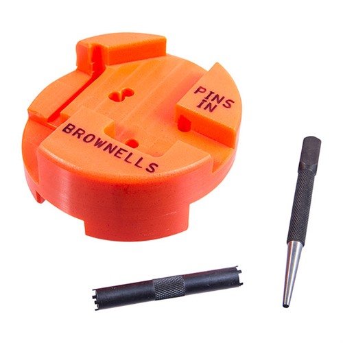 Le kit d'entretien AR-15 Front Sight Housing te fournit tous les outils nécessaires, y compris un banc de travail et une clé pour un réglage facile.