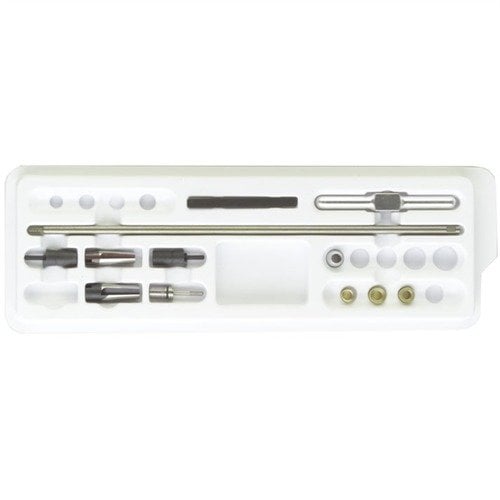 Le kit 5° PLUG & CHAMFER te permet de créer un chanfrein parfaitement centré pour .357, .44 et .45, améliorant précision et réduisant la déformation des balles.