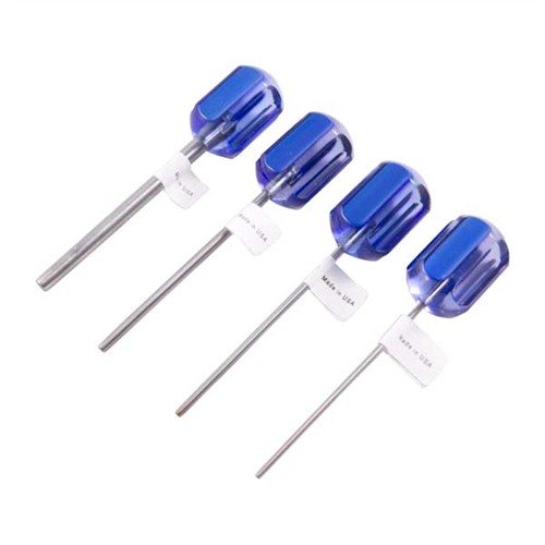 Les ALIGNMENT & PUSH PUNCHES de Brownells facilitent l'alignement des pièces et l'installation des pins, avec un design ergonomique pour un meilleur contrôle.