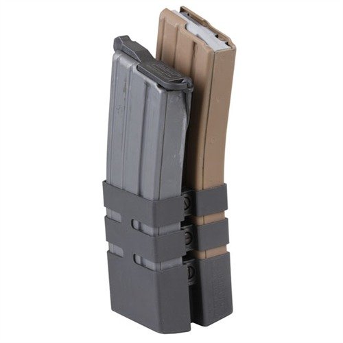Le coupler de magazine AR-15/M16 de Brownells te permet de garder un chargeur de rechange prêt pour un rechargement instantané, sans bouger ta main de la gâchette.