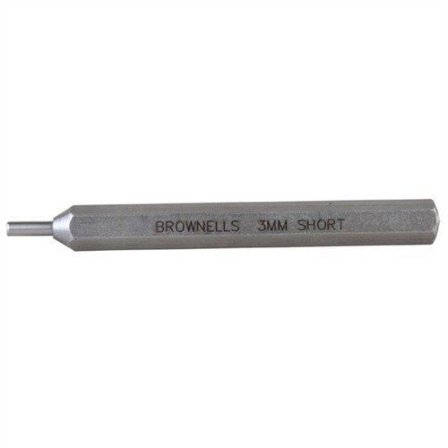 Les CUP TIP PUNCHES de Brownells sont des outils en acier durci avec des pointes concaves, idéaux pour installer et retirer des goupilles rondes sans les abîmer.