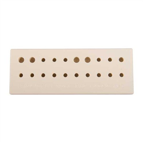 Ce set de 19 punches en acier et un bloc de travail Delrin te permet de retirer et installer facilement des roll pins sans endommager ton arme.