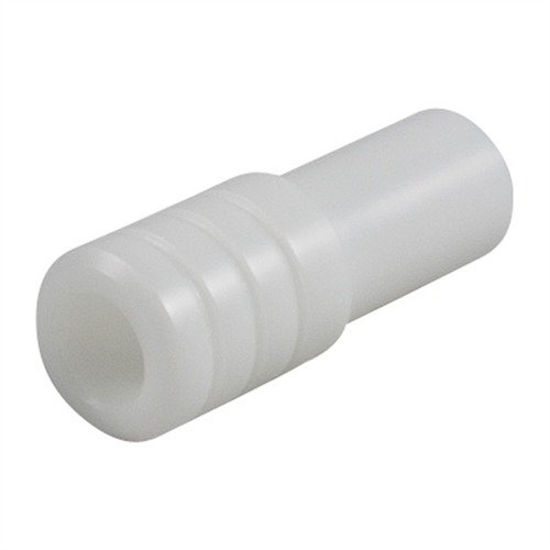 Le guide de nettoyage en Delrin® assure un alignement parfait et protège le canon, tout en étant compatible avec tous les solvants de nettoyage.