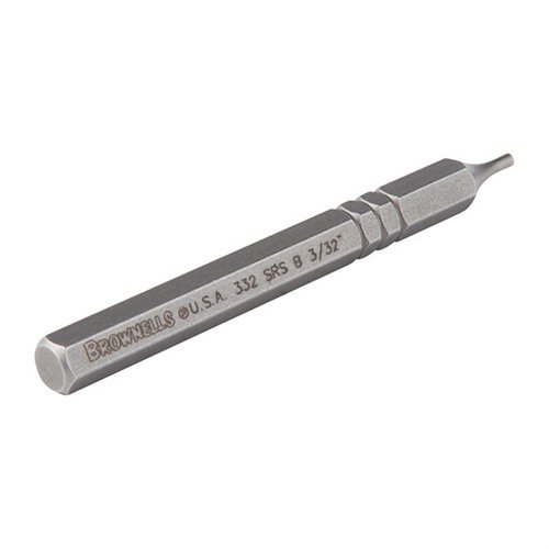 Les punches en acier trempé facilitent le retrait des roll pins des armes à feu, avec une pointe arrondie pour protéger les pins lors de l'installation.