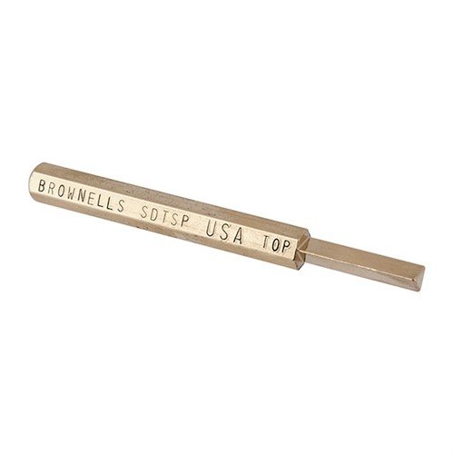 Le Small Dovetail Sight Punch de Brownells facilite l'installation, le retrait et l'ajustement des petites visées de pistolet, avec ses faces triangulaires uniques.