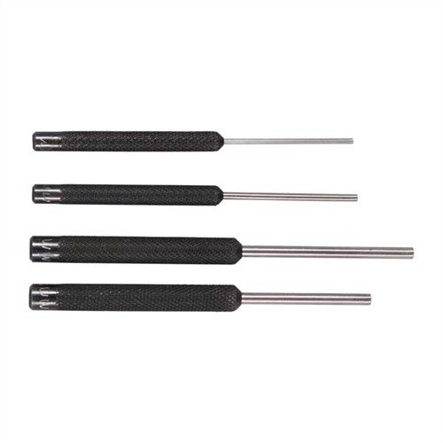 Ce set de 4 BERETTA PIN PUNCHES est parfait pour les roll pins de la série Beretta 92, avec des embouts de 1.5mm, 2mm et 3mm pour un travail précis.