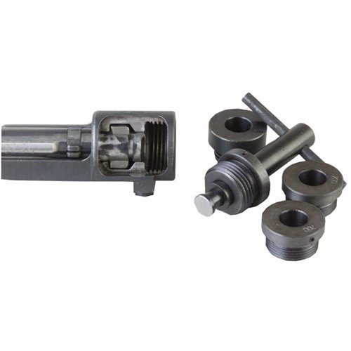 Le kit de lapping de bolts de Brownells offre une pression constante pour un ajustement précis des lugs, assurant des résultats supérieurs grâce à son design interchangeable.