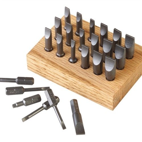 Améliore ton kit avec le Brownells Magna-Tip® Update Set : des embouts plus épais et durables, une sélection variée et un rangement organisé.