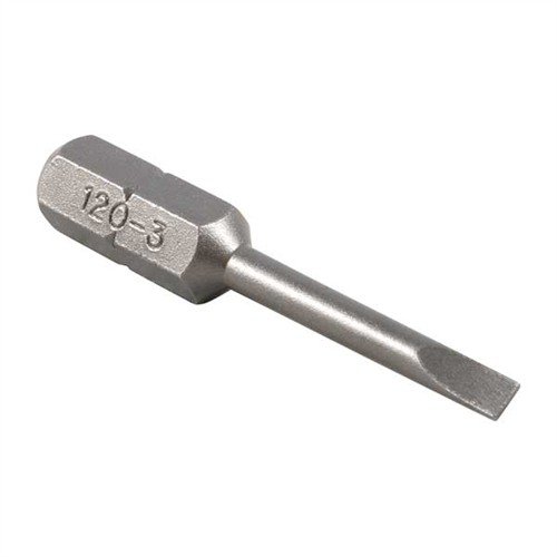 Les bits Brownells Magna-Tip Super Set en acier trempé offrent une durabilité exceptionnelle et un design hollow-ground pour un ajustement parfait dans les vis.