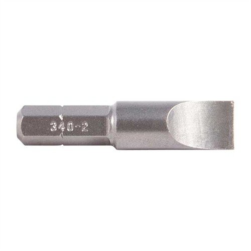 Le set Brownells Magna-Tip Thin-Bit offre 18 embouts en acier trempé pour vis étroites, avec un support en chêne et un rangement pratique.