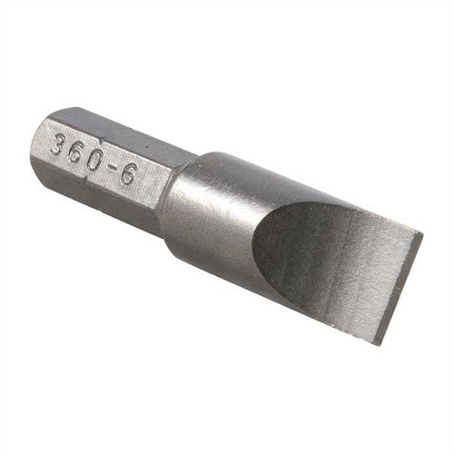 Les bits Brownells Magna-Tip Super Set en acier trempé offrent une durabilité exceptionnelle et un ajustement parfait dans les vis fendue, idéaux pour les armuriers.
