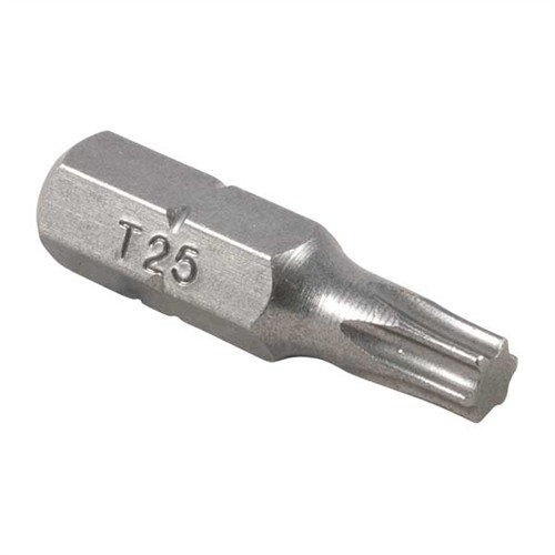 Les bits TORX® T25 sont parfaits pour tes projets, allant des anneaux de lunette aux appareils. Le set de 10 bits de 1