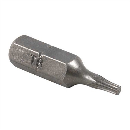 Les TORX® BITS T8 de Brownells sont parfaits pour tes projets, adaptés aux vis de montage de lunette et autres appareils, avec 10 embouts de 1