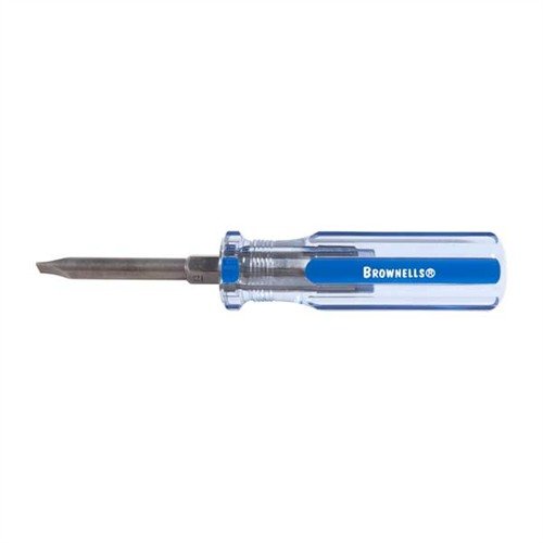 Les tournevis Brownells sont conçus pour une précision optimale, avec des lames courtes pour un meilleur contrôle et des poignées confortables pour toutes les vis.