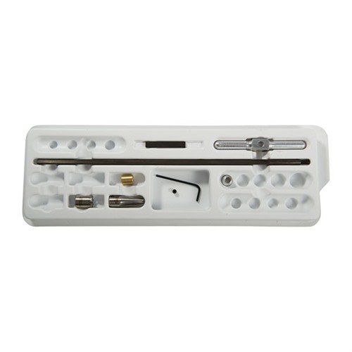 Le kit INTERMEDIATE te permet de réaliser un chanfrein parfait sans chatter, éliminant ainsi le splatter des balles grâce à son cutter et son pilot de choix.