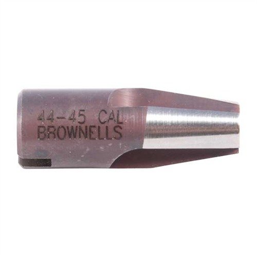 Le 18° Chamfer Cutter de Brownells te permet de chanfreiner facilement sans tour ni retirer le canon, idéal pour les balles à ogive et semi-wadcutter.