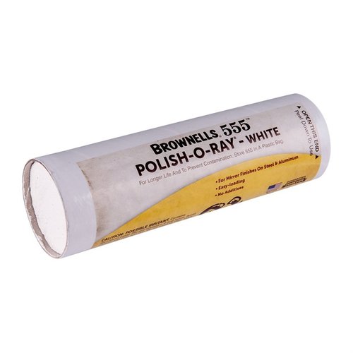 Le NO. 555 WHITE POLISH te permet d'obtenir des finitions miroir éclatantes sur l'acier et l'aluminium, idéal pour les polisseurs en quête de perfection.