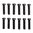Vis six pans creux 6-48 x 9/16" pour base REDFIELD/LEUPOLD, 12 pièces
