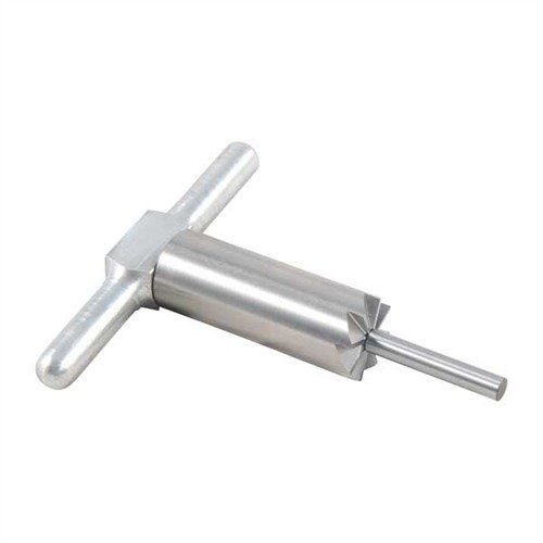 Le cutter à face de 90° en acier trempé te permet de redresser et de réparer les bords de ton canon, avec un pilot interchangeable pour divers calibres.