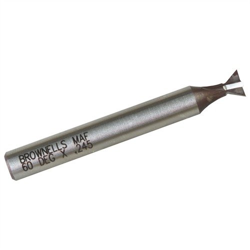 Le FRONT SIGHT INSERT CUTTER est idéal pour créer des dovetails précis pour les inserts de visée, avec une coupe de ¼