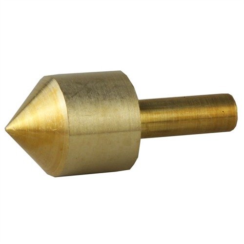 Utilise le 45° BRASS MUZZLE LAP pour polir les chanfreins et lisser les bords tranchants, améliorant ainsi la précision de ton arme avec une finition parfaite.