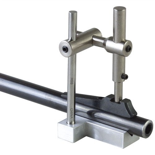 Le RAMP SOLDERING JIG maintient les rampes en place grâce à une pression constante, idéal pour les .45, avec un design ajustable et un excellent dégagement pour le chalumeau.