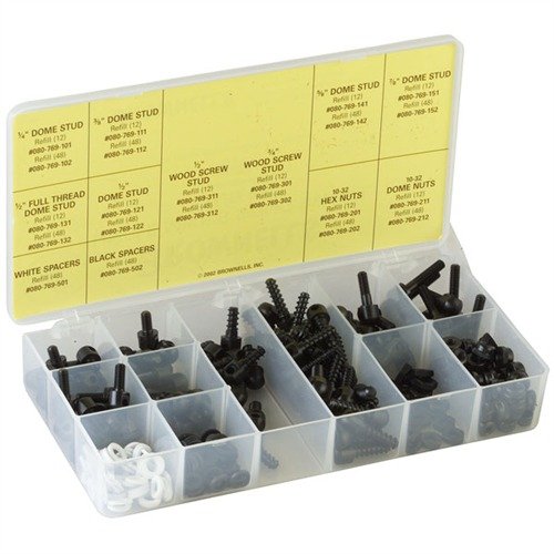 Le kit SLING SWIVEL STUD d'UNCLE MIKES te permet d'avoir tous les éléments essentiels à portée de main, économisant temps et argent pour tes projets de montage.