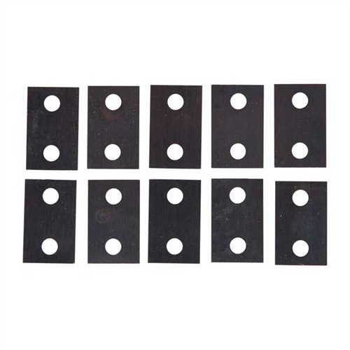 Avec le SCOPE SHIM KIT de Brownells, tu as une sélection complète de shims pour un alignement parfait de ta lunette, pratique et économique à portée de main.