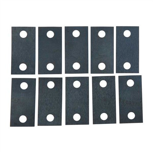 Le SCOPE SHIM KIT te donne une sélection complète de shims pour un alignement parfait de ta lunette, avec 80 pièces en acier blued pour tous tes besoins.