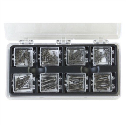Avec le DETENT BALL SPRING KIT de BROWNELLS, tu as 20 ressorts de 8 tailles populaires, parfaitement adaptés, pour gagner du temps et économiser de l'argent.