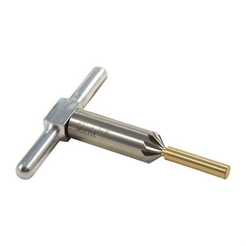 Ce set de chamfrein à 12 flûtes est parfait pour corriger les imperfections de la bouche de ton fusil sans endommager le rayage, idéal pour le tir de précision.