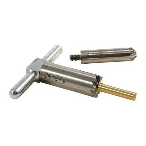 Le BRASS ONE CALIBER SET te permet de redresser et chanfreiner les canons de fusils et de pistolets avec précision, grâce à ses outils interchangeables et son pilot en laiton.