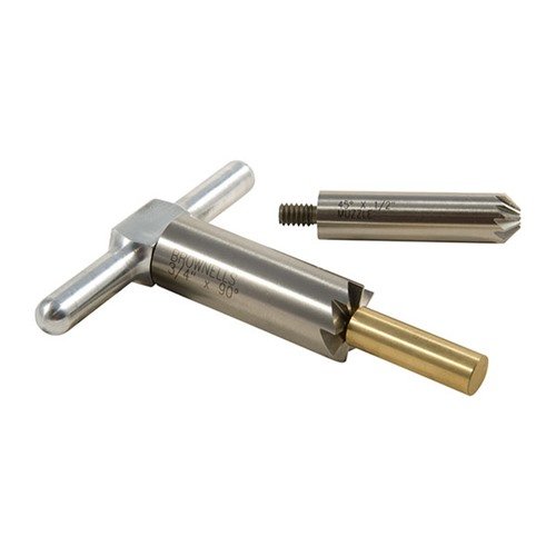 Le BRASS ONE CALIBER SET te permet de redresser et chanfreiner les canons de tes armes avec précision grâce à ses outils interchangeables en acier dur.