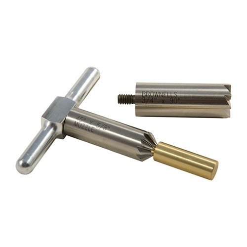 Ce set BRASS ONE CALIBER te permet de redresser et chanfreiner les canons de tes armes avec précision, grâce à ses outils interchangeables et son pilot en laiton.