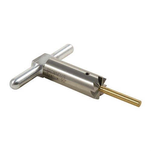 Avec le 90° Muzzle Facing Cutter en acier trempé, tu peux égaliser et réparer les bords de ton canon facilement, tout en utilisant des pilotes interchangeables.