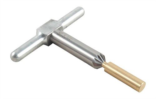 Le cutter à chanfreiner 45° facilite la sortie des balles et accélère le rechargement des revolvers, tout en étant compatible avec plusieurs calibres.