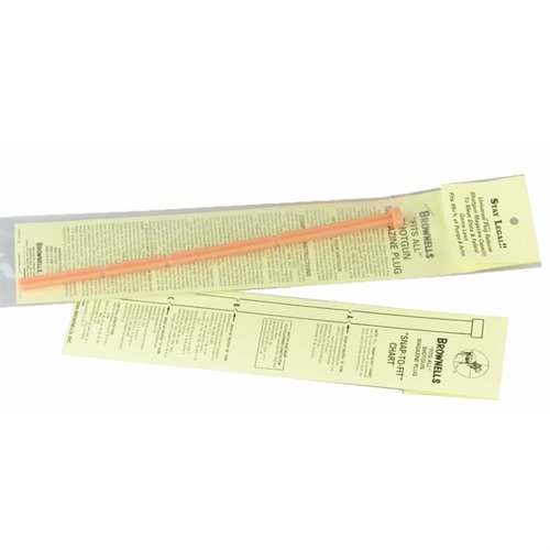 Le FITS-ALL Plug s'adapte à toutes les carabines avec un simple clic, est fabriqué en polypropylène robuste et est facile à repérer grâce à sa couleur orange.