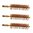 Brosse de canon BEEFY en bronze, calibre .375 pour fusil, lot de 3
