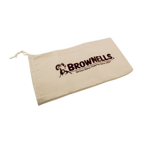 Les sacs de tir en toile Brownells en toile de canard de 10 oz offrent stabilité et portabilité, avec une fermeture rapide et un design robuste pour un tir précis.