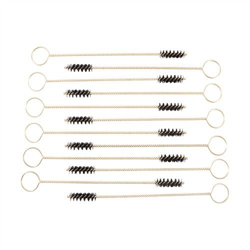 Ces brosses de nettoyage pratiques avec des poils en nylon nettoient efficacement ton arme sans rayer le canon, idéales pour chaque arme à feu.