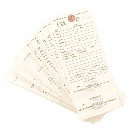 Les DOUBLE STUB CLAIM CHECKS assurent un contrôle total sur les réparations, évitant les confusions grâce à leurs deux talons numérotés identiques.