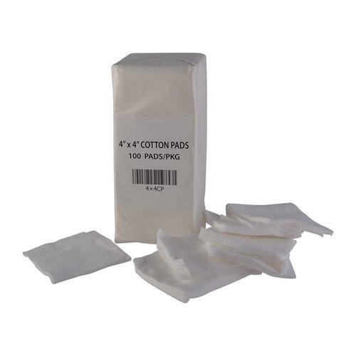 Les Cleaning Pads en coton non tissé de 4x4